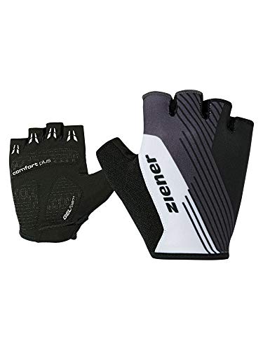 Ziener Herren CRISTOFFER Fahrrad-, Rennrad-, Radsport-Handschuhe | Kurzfinger - atmungsaktiv/dämpfend/rutschfest, black, 6,5 im Sale